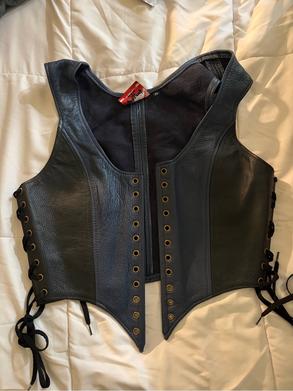 Leather Ren Faire Bodice by Crimson Chain